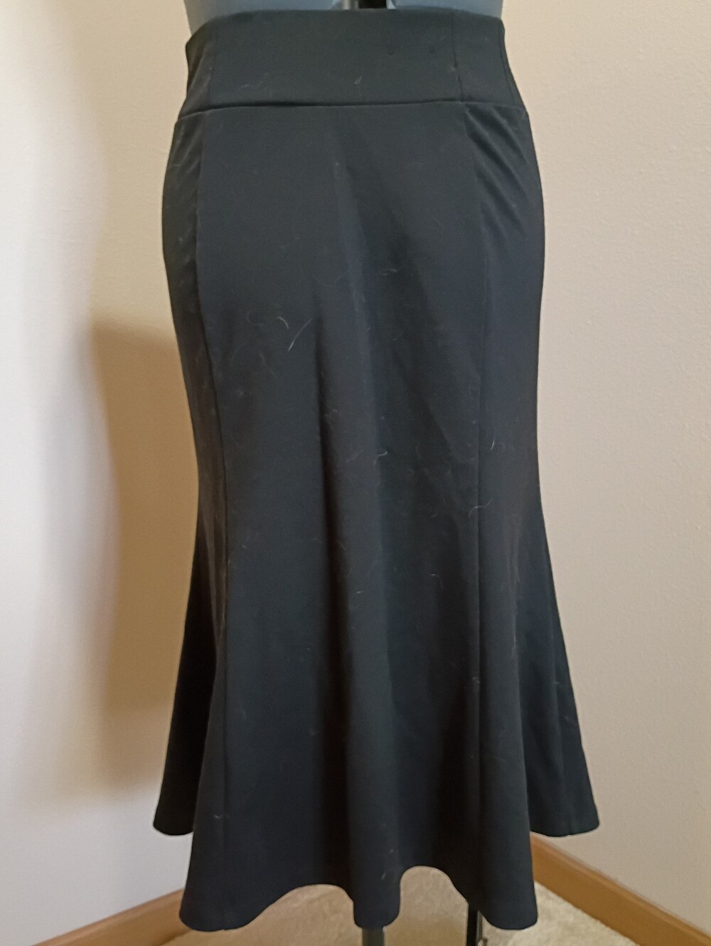 Lane Bryant Black A-Line Flared Skirt 14/16